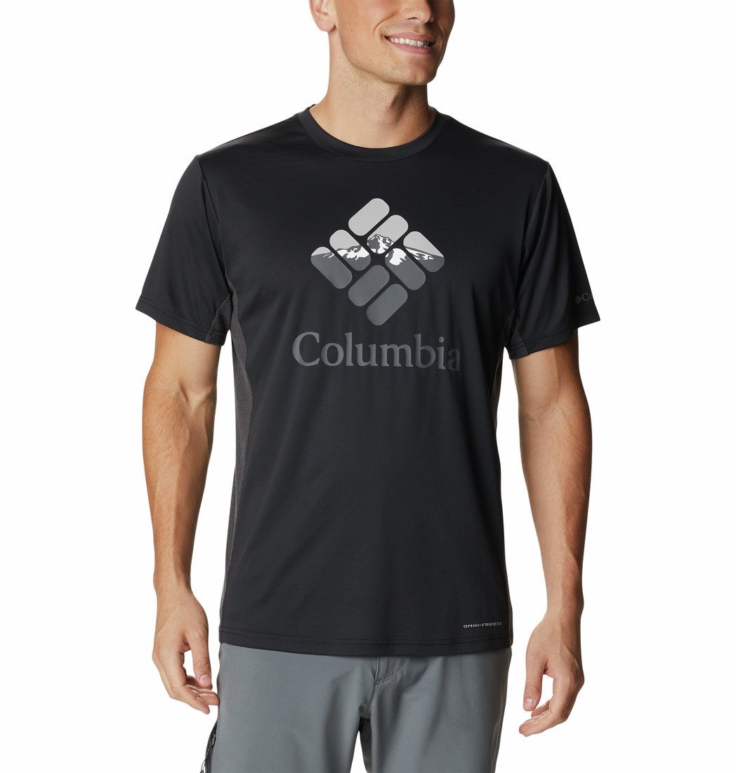 Tričko Columbia Zero Ice Cirro-Cool™ Graphic Tee M - čierna