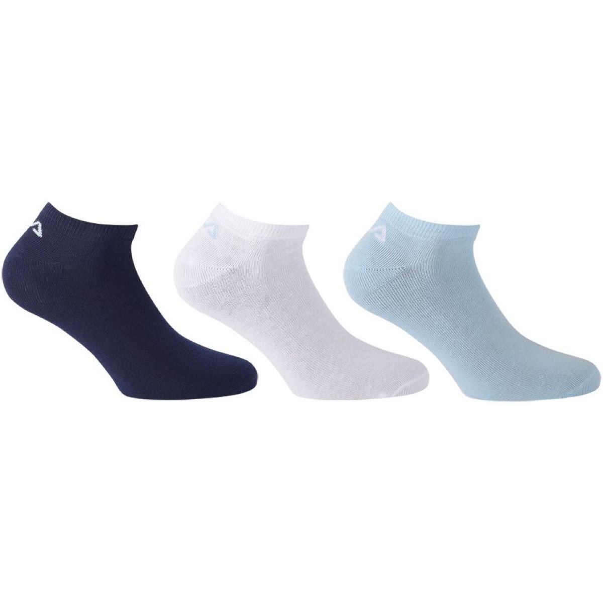 Ponožky Fila Invisible Plain 3 Pack - modrá/biela
