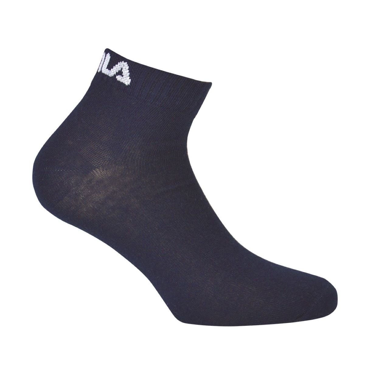 Ponožky Fila Quarter Plain 3 Pack ponožky - modrá
