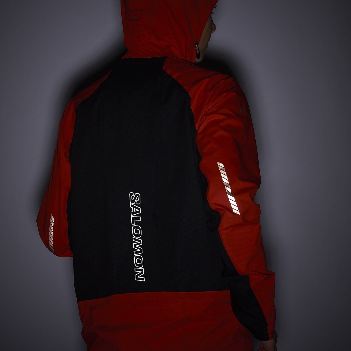Bunda Salomon S/LAB Ultra JKT Jacket - čierna/červená