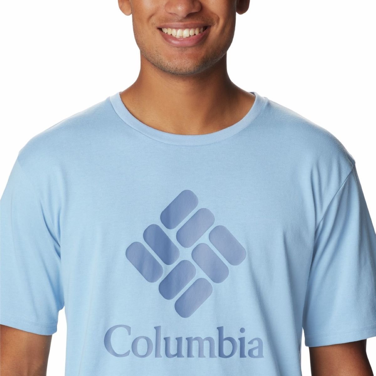 Tričko Columbia Pacific Crossing™ II Graphic SS Tee M - modrá