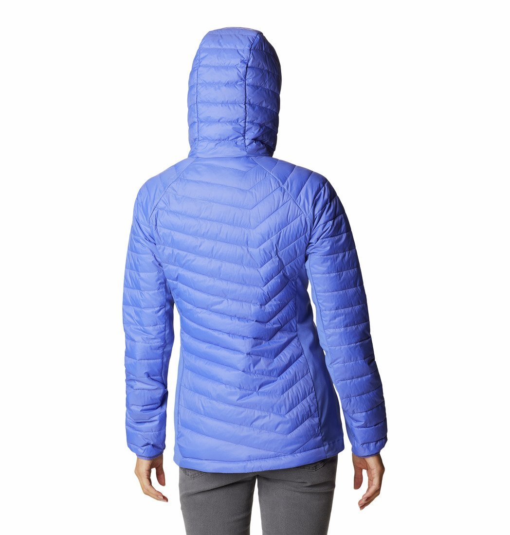 Bunda Columbia Powder Pass™ Hooded Jacket W - modrá
