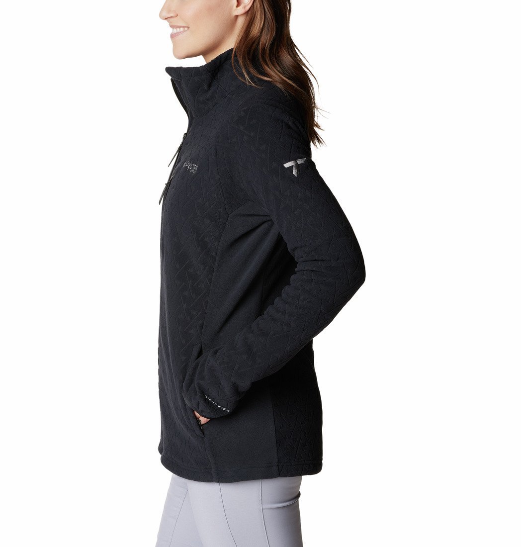 Mikina Columbia Titan Pass™ 3.0 Full Zip Fleece W - čierna