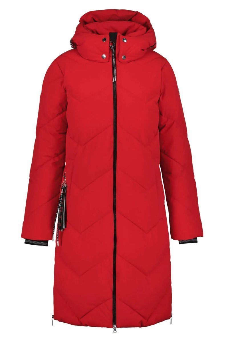 Kabát Luhta Hellesby W - červená