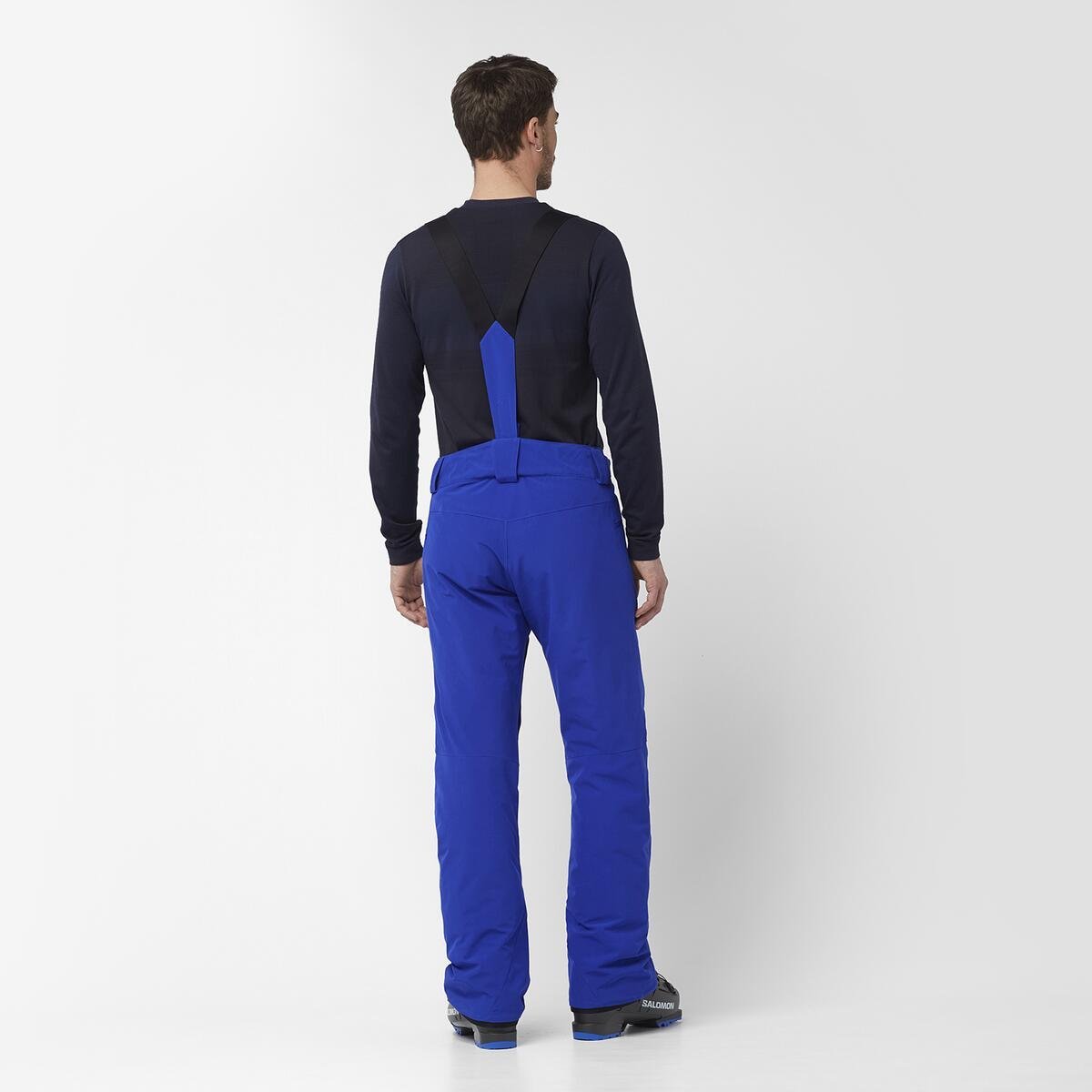 Nohavice Salomon Edge Pant M - modré (predĺžená dĺžka)