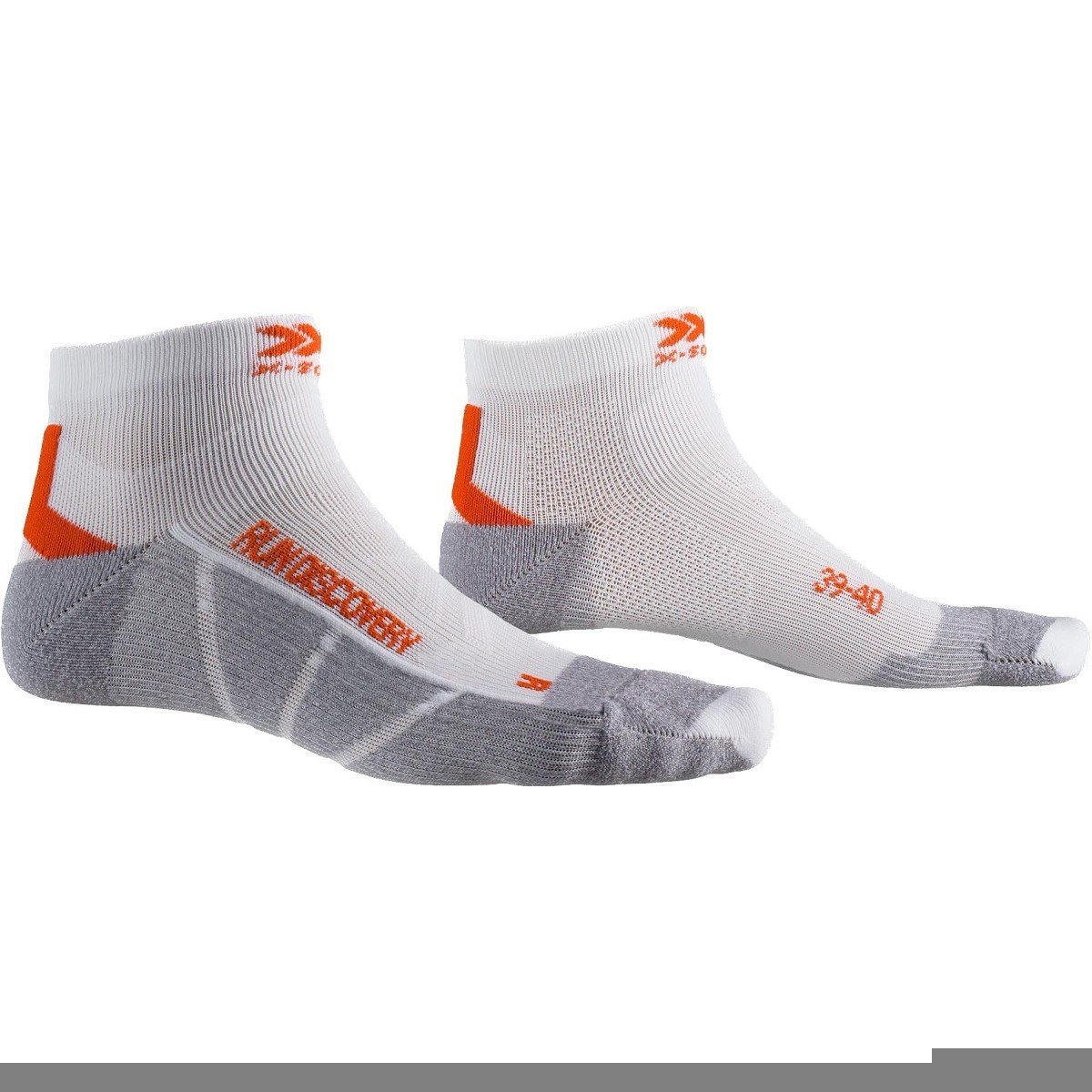 Ponožky X-Bionic Run Discovery 4.0 M - biela/sivá