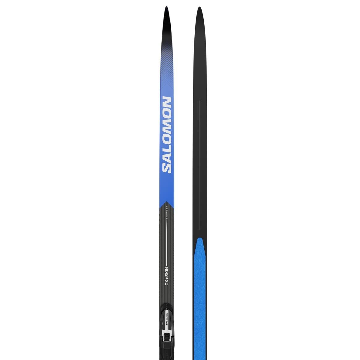 Lyže Salomon CX eSkin X-Hard + viazanie Shift BDG - čierna/modrá