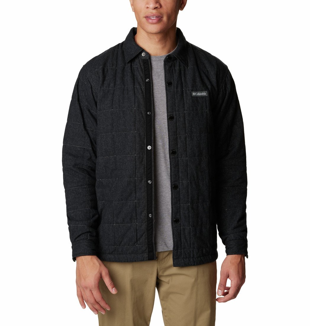 Bunda Columbia Landroamer™ Quilted Shirt Jacket M - čierna