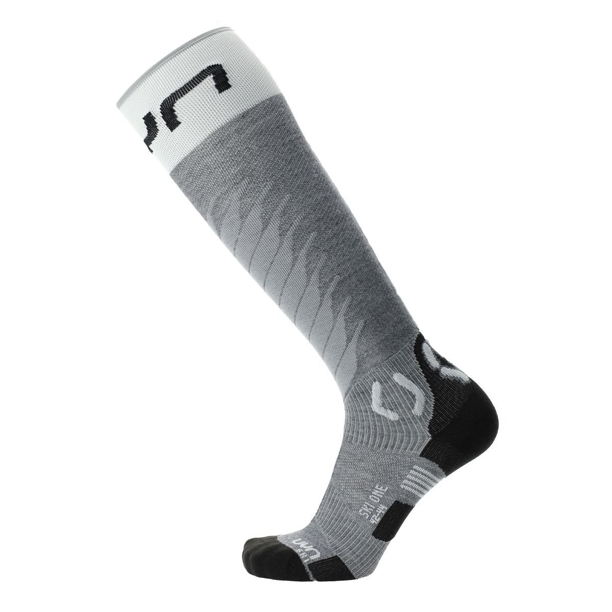 Ponožky UYN One Merino W - sivá/biela