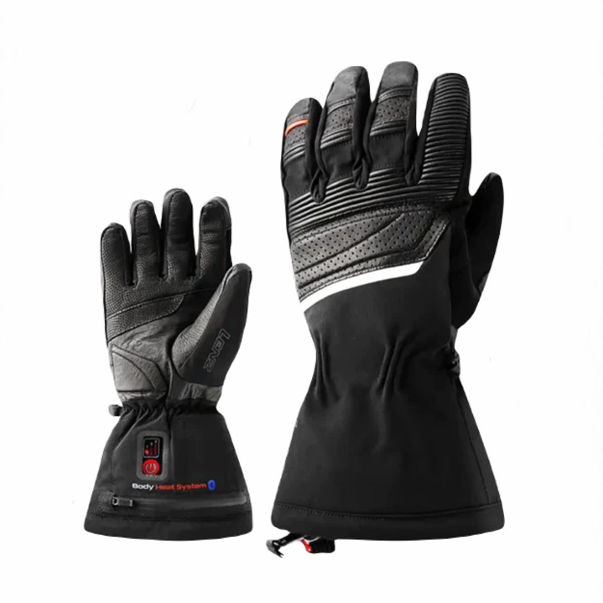 Vyhrievané rukavice Lenz Heat glove 6.0 Finger Cap M - čierna
