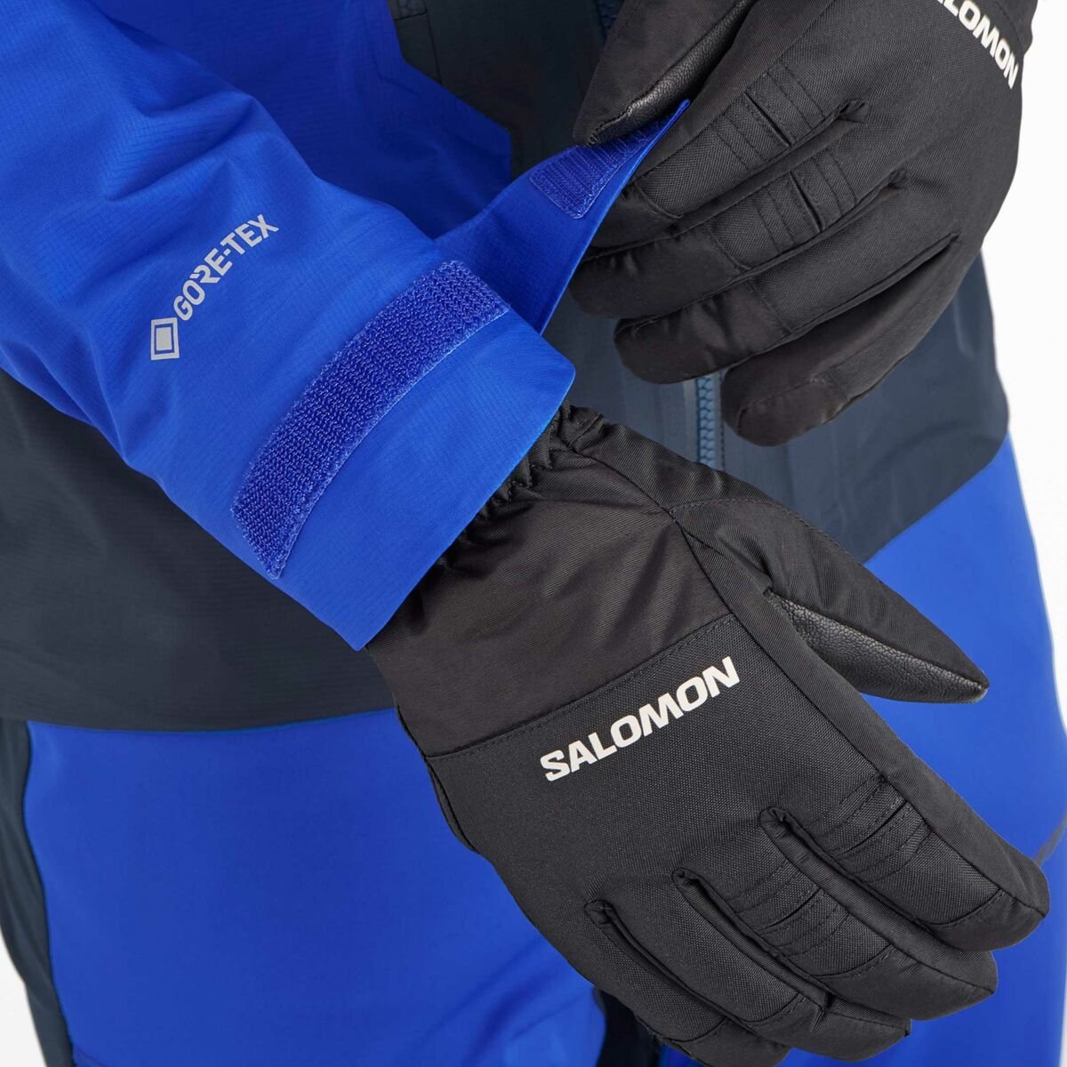 Bunda Salomon Mtn Gore-Tex 3L Jacket M - modrá