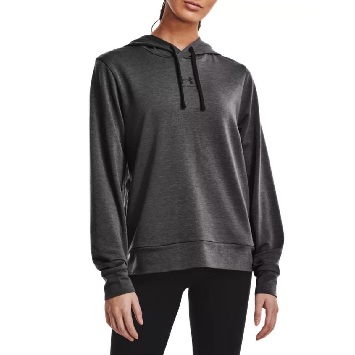 Mikina Under Armour Rival Terry Hoodie W - sivá