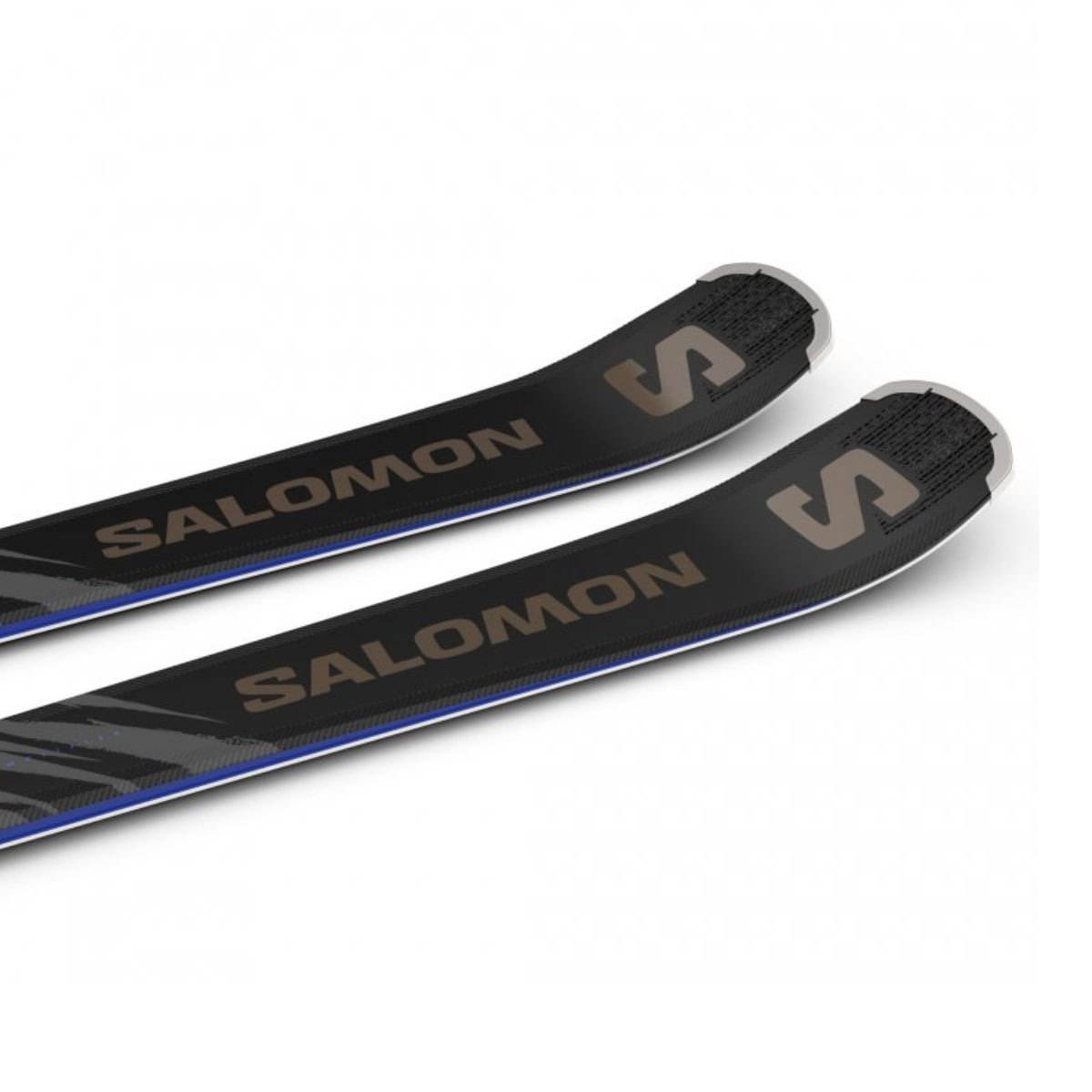 Lyže Salomon E S Max 10 XT + viazanie M12 GW F80 - čierna/modrá