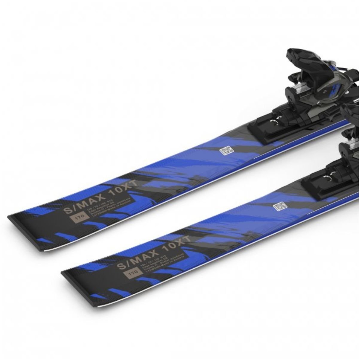 Lyže Salomon E S Max 10 XT + viazanie M12 GW F80 - čierna/modrá