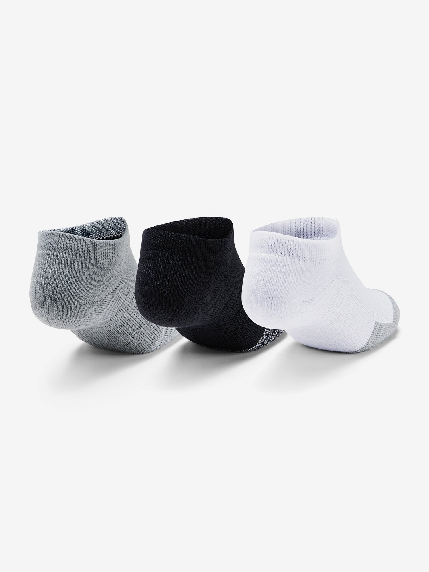 Ponožky Under Armour Youth Heatgear NS J - sivá/čierna/biela