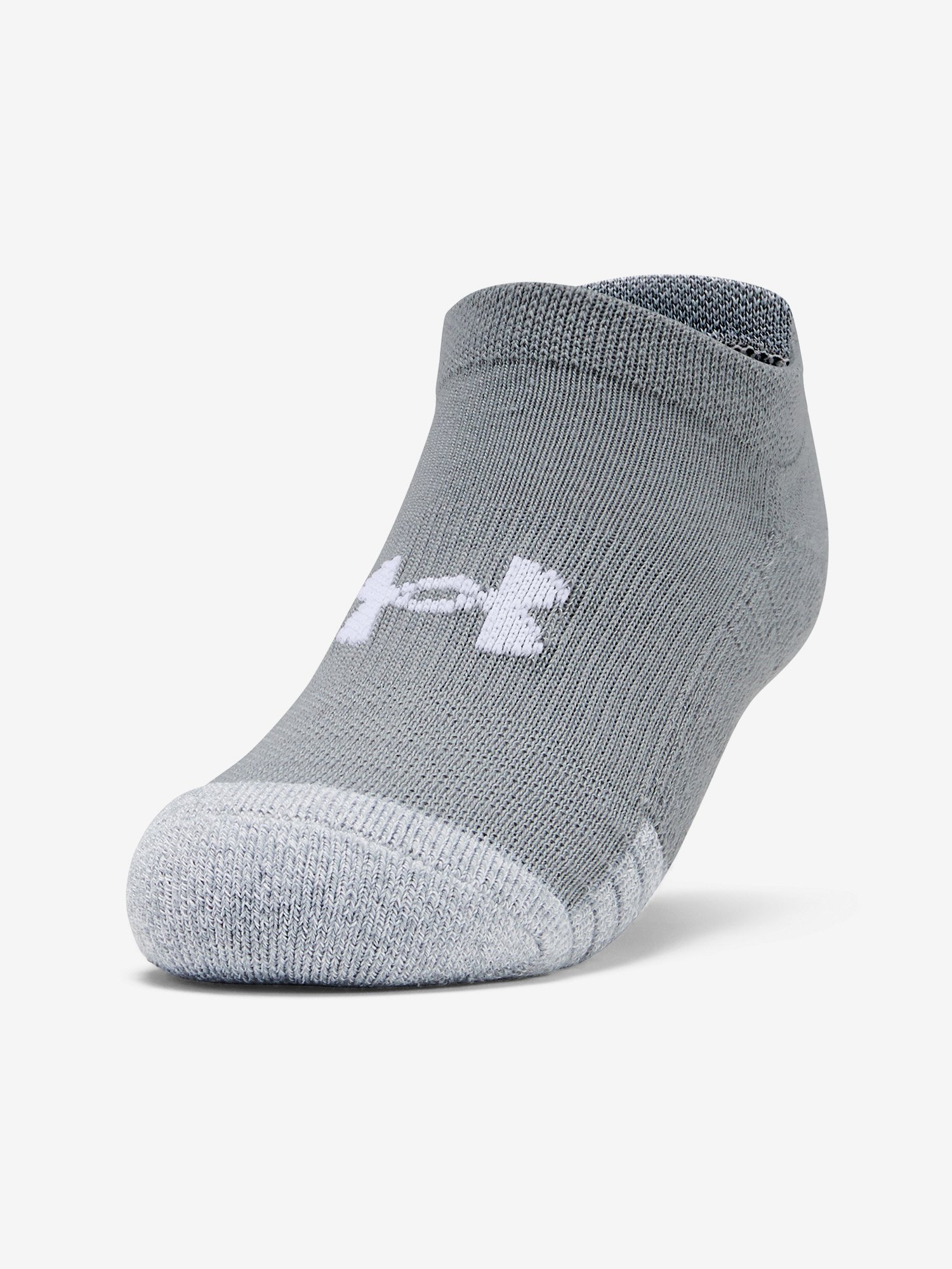 Ponožky Under Armour Youth Heatgear NS J - sivá/čierna/biela