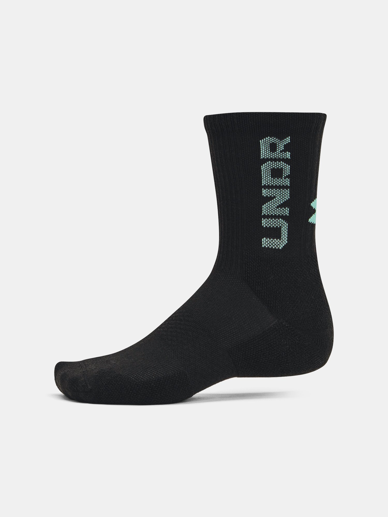 Ponožky Under Armour UA 3-Maker 3ks Mid Crew - čierna/biela