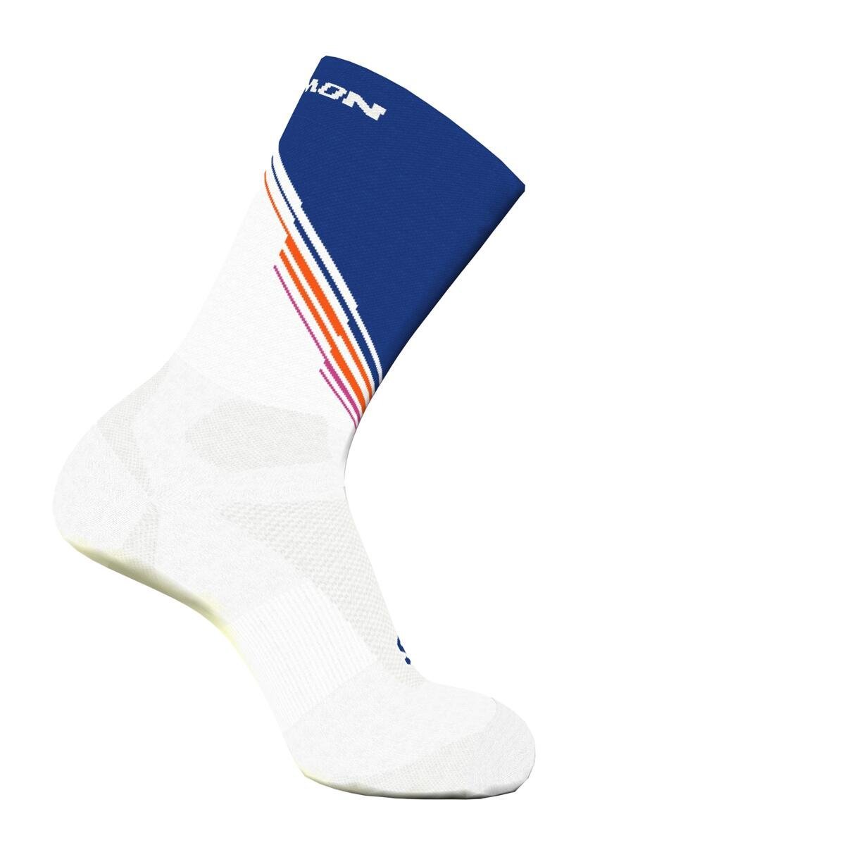 Ponožky Salomon Galaxy Pulse - biele/modré