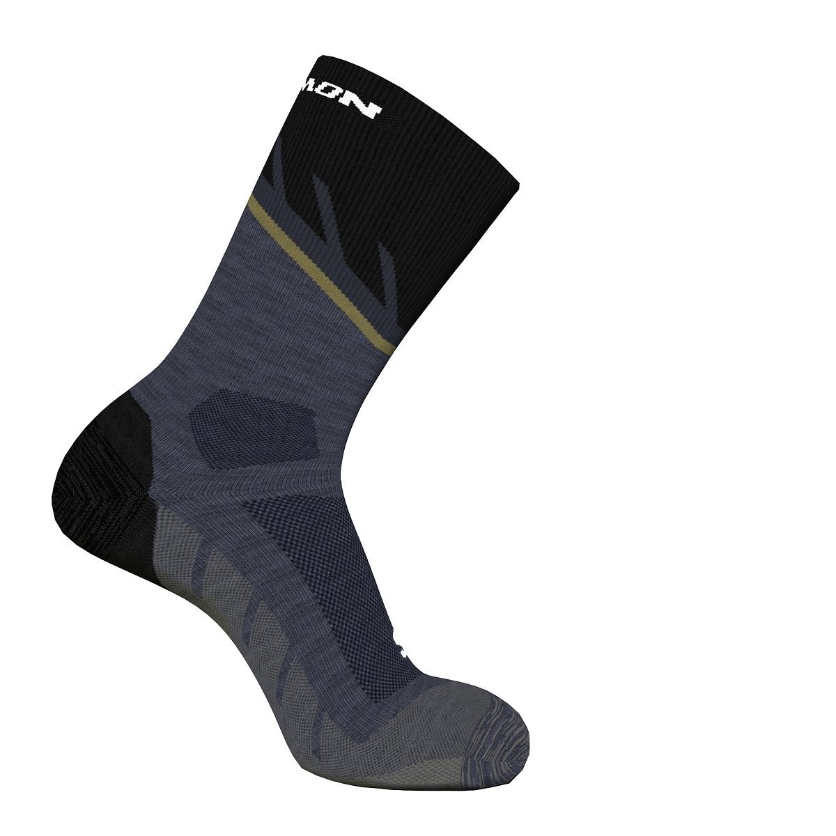 Ponožky Salomon Speedcross Crew - modré/čierne