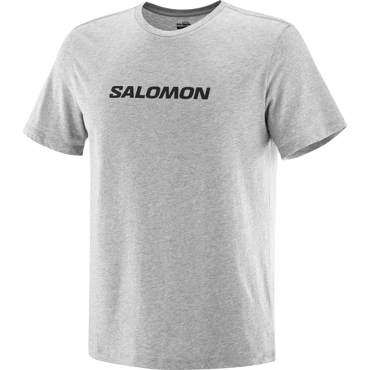 Salomon Logo Performance SS Tee M - šedá