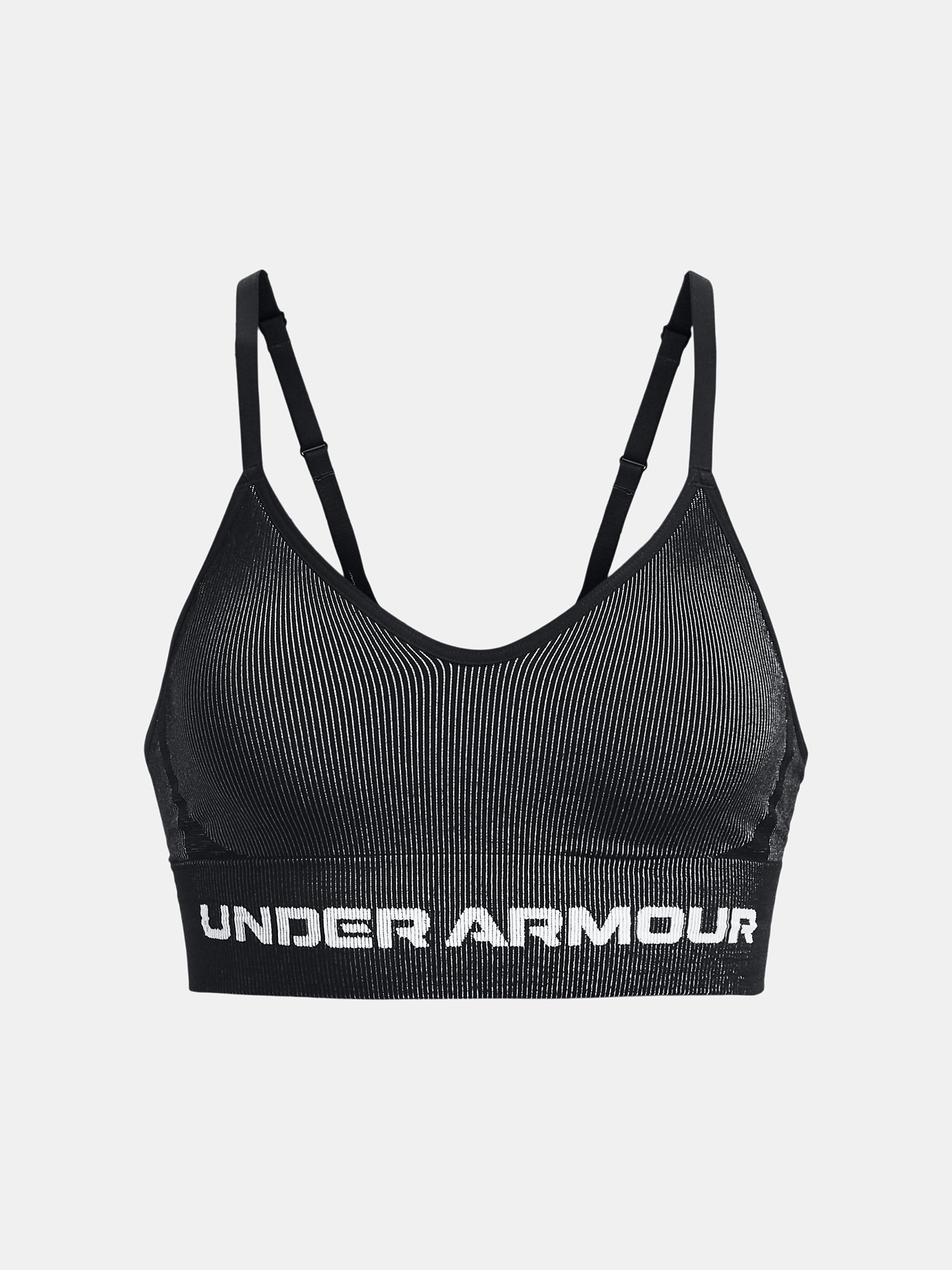 Podprsenka Under Armour UA Seamless Low Long Rib W - čierna
