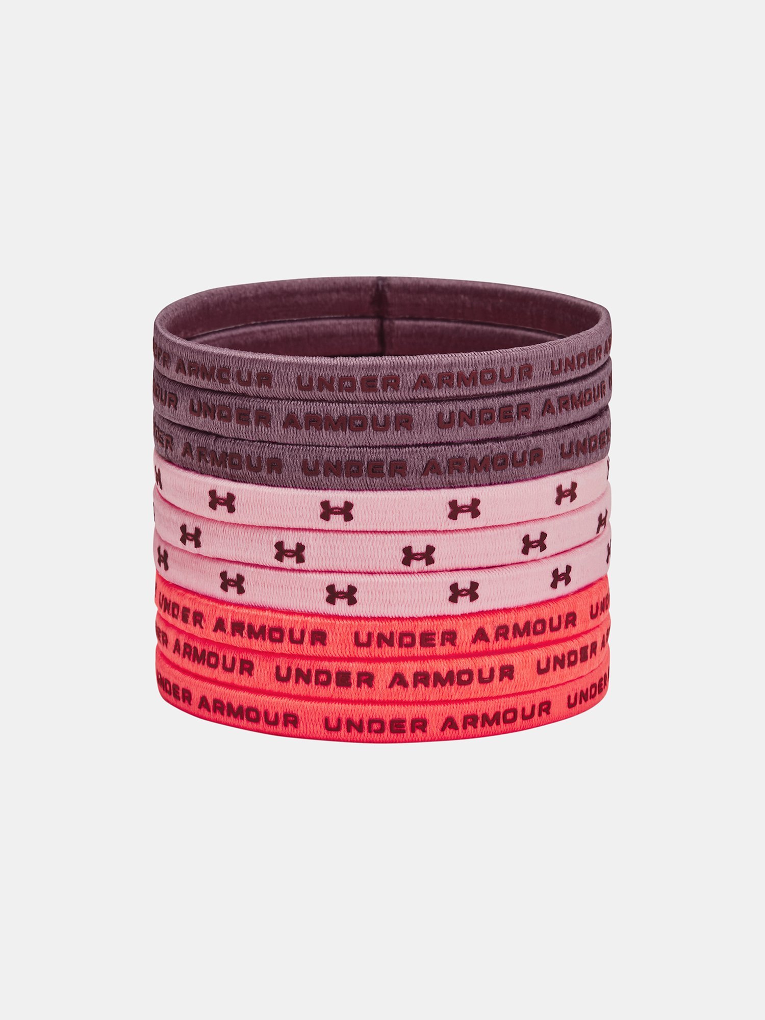 Gumičky Accessories Under Armour Elastic Hair Tie 9PK - ružová/fialová/červená