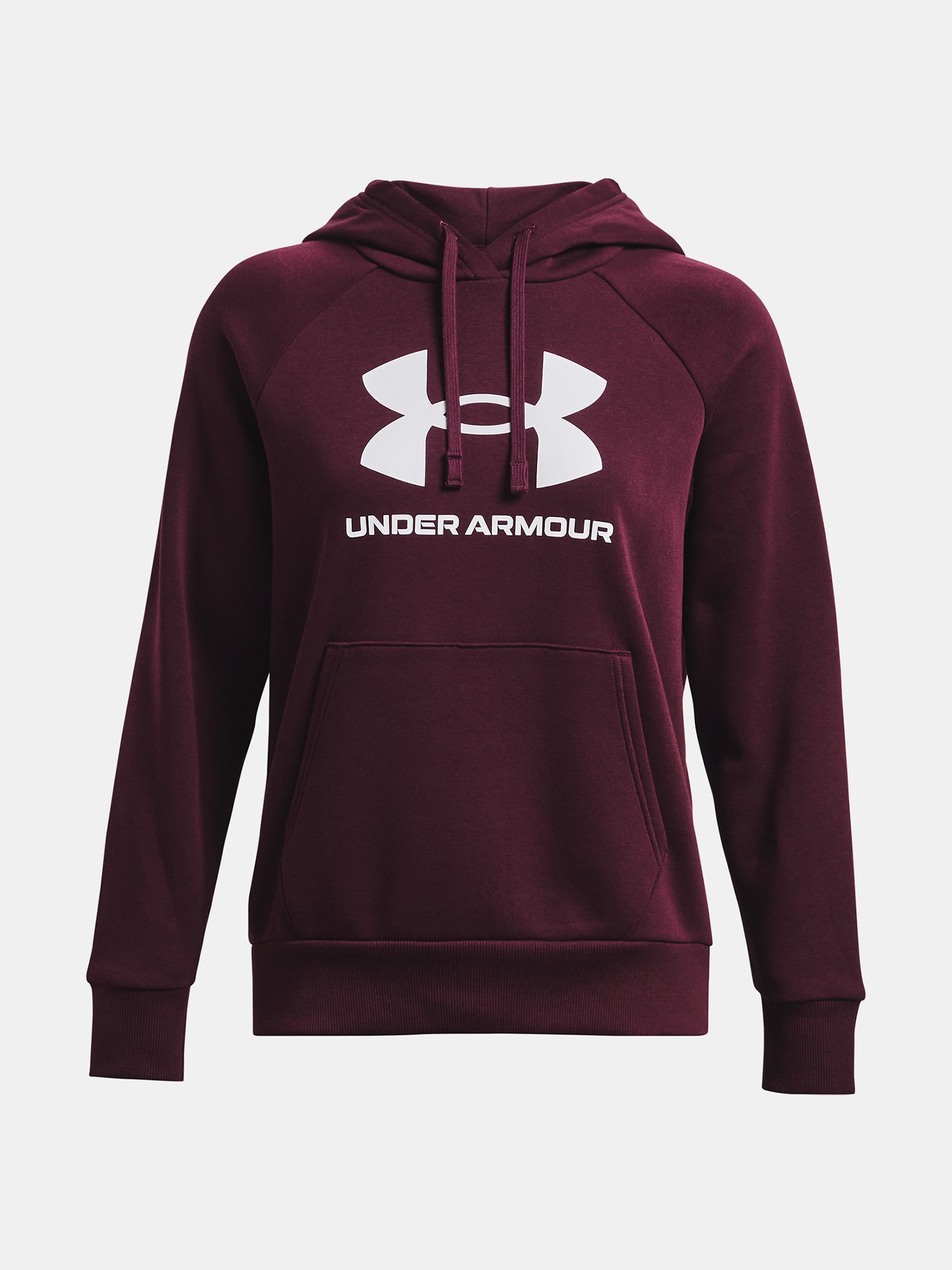 Mikina Under Armour UA Rival Fleece Big Logo Hdy - bordová