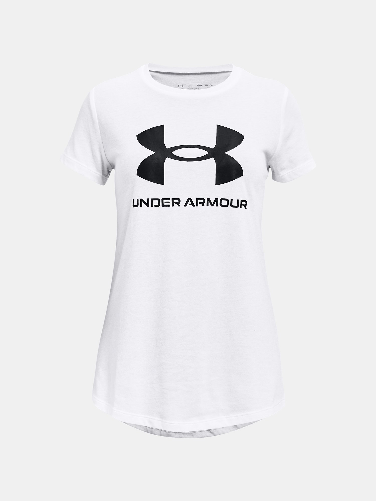 Tričko Under Armour Sportstyle Logo SS J - biela