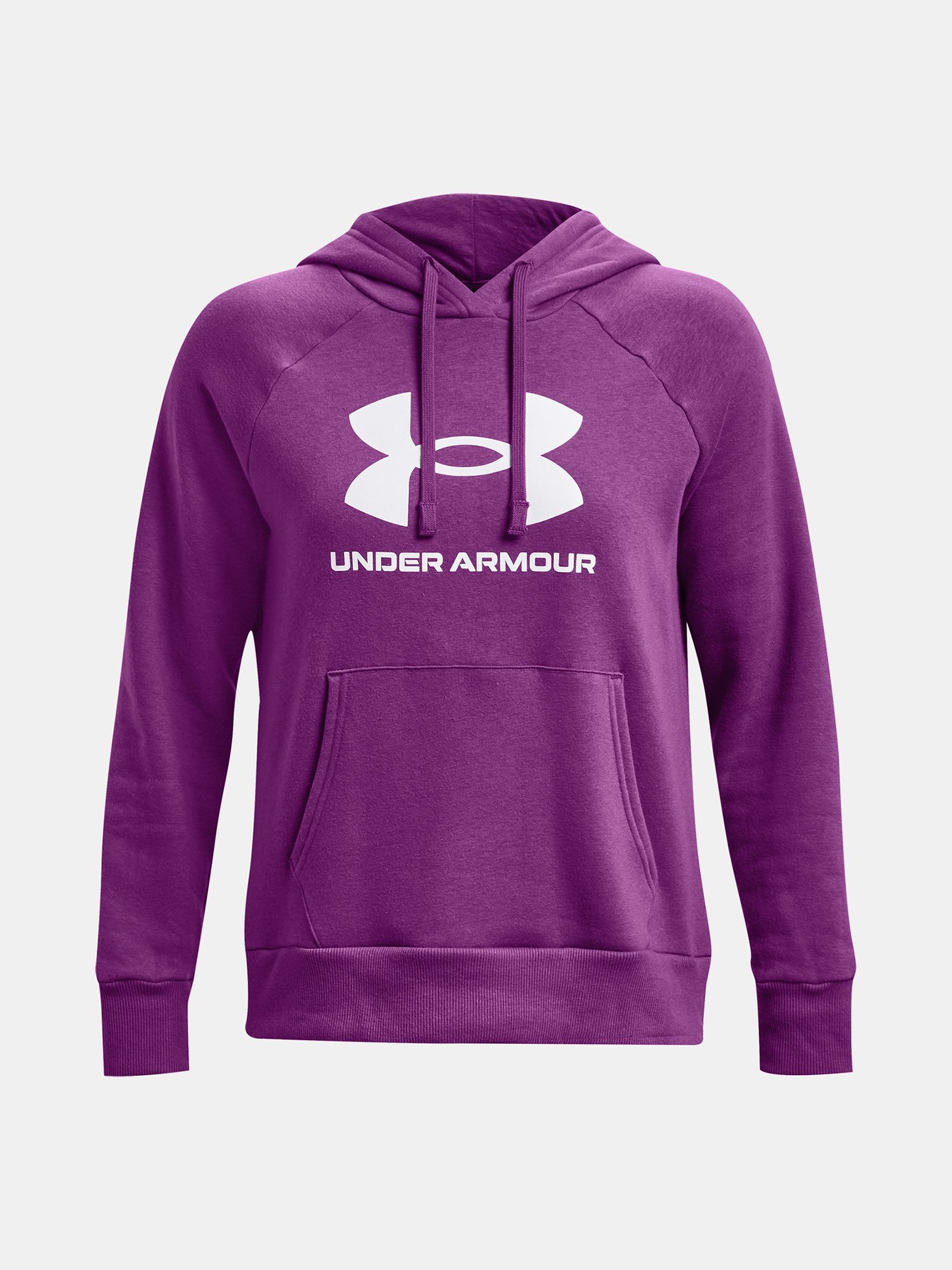 Mikina Under Armour UA Rival Fleece Big Logo Hdy - fialová