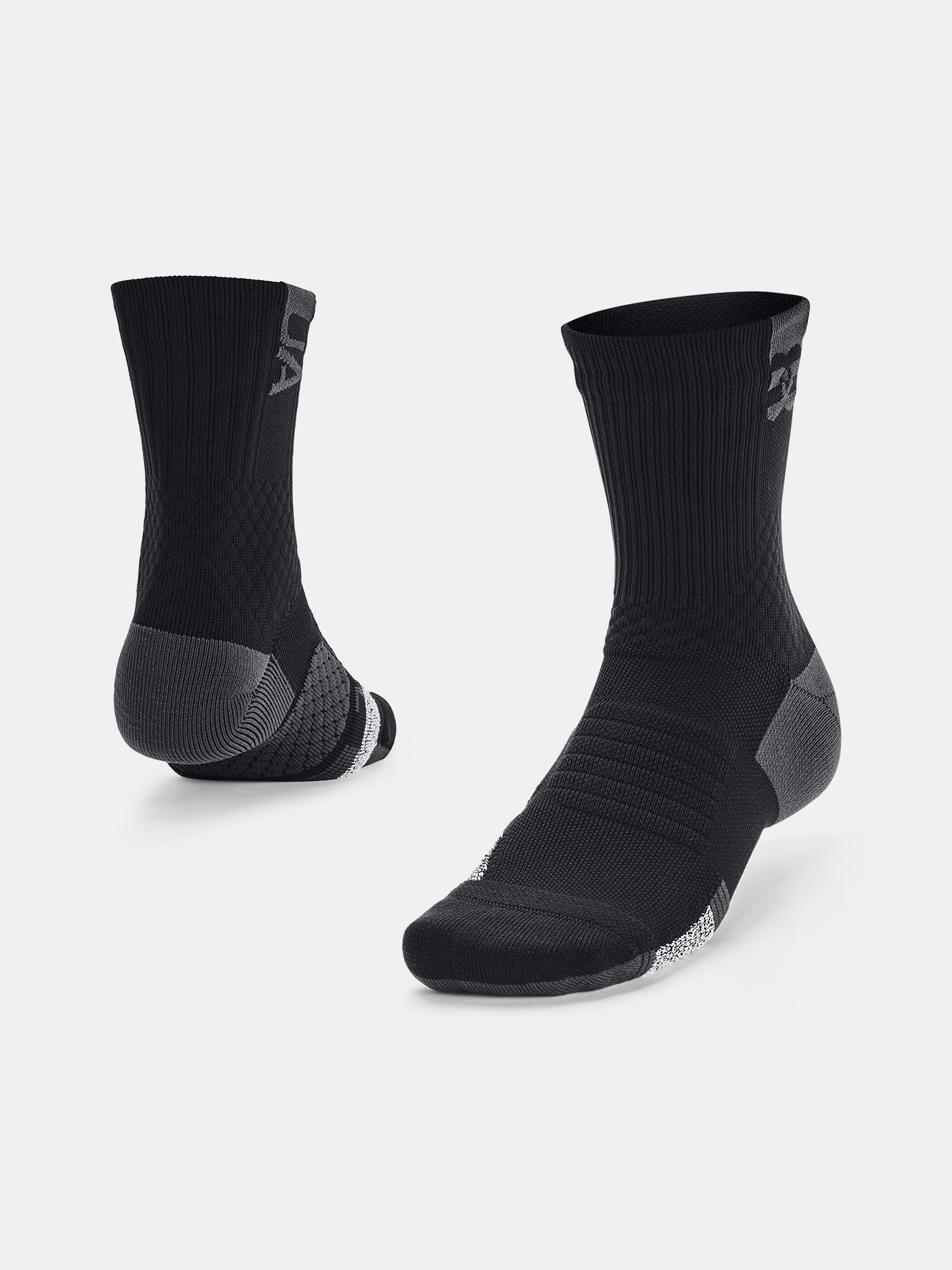 Ponožky Under Armour UA AD Playmaker 1pk Mid - čierna