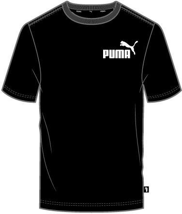 Puma ESS Small Logo Tee Man - čierna