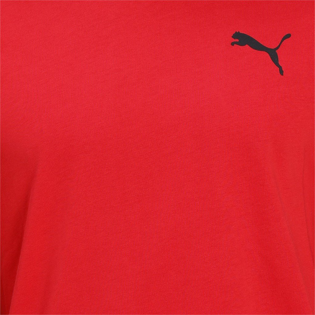 Puma ESS Small Logo Tee M - červená
