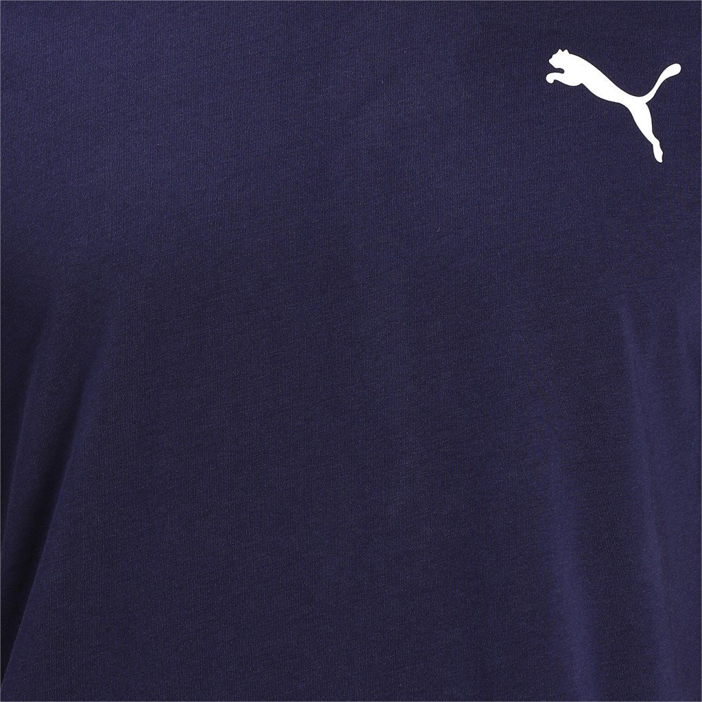 Puma ESS Small Logo Tee M - modrá