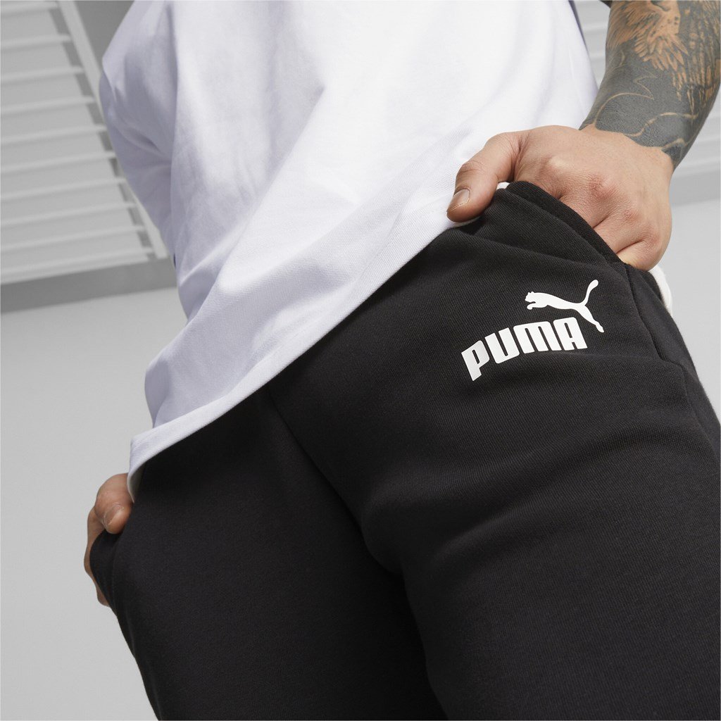 Puma ESS Logo Pants TR cl M - čierna
