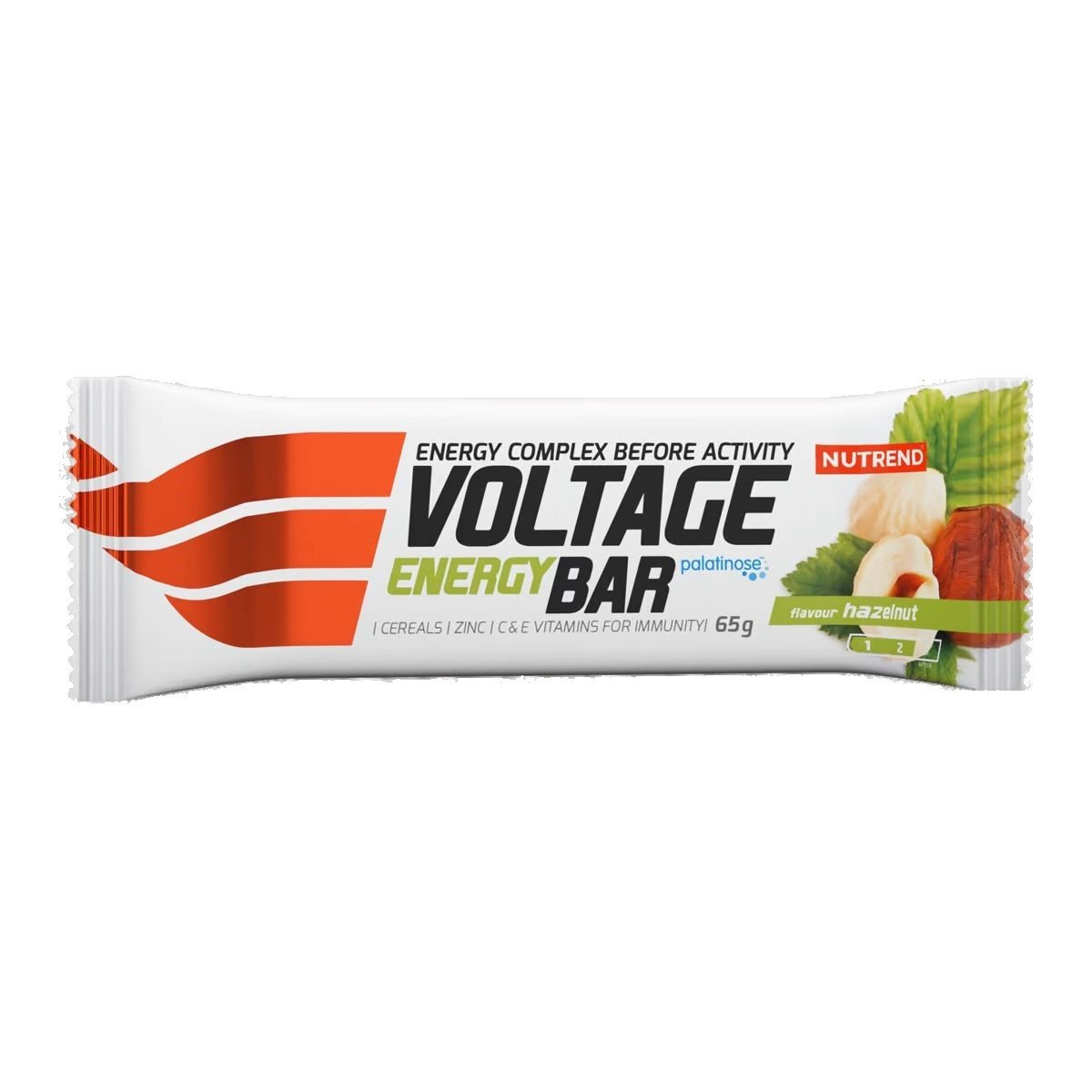 Nutrend Voltage Energy Bar 65g - lieskový orech