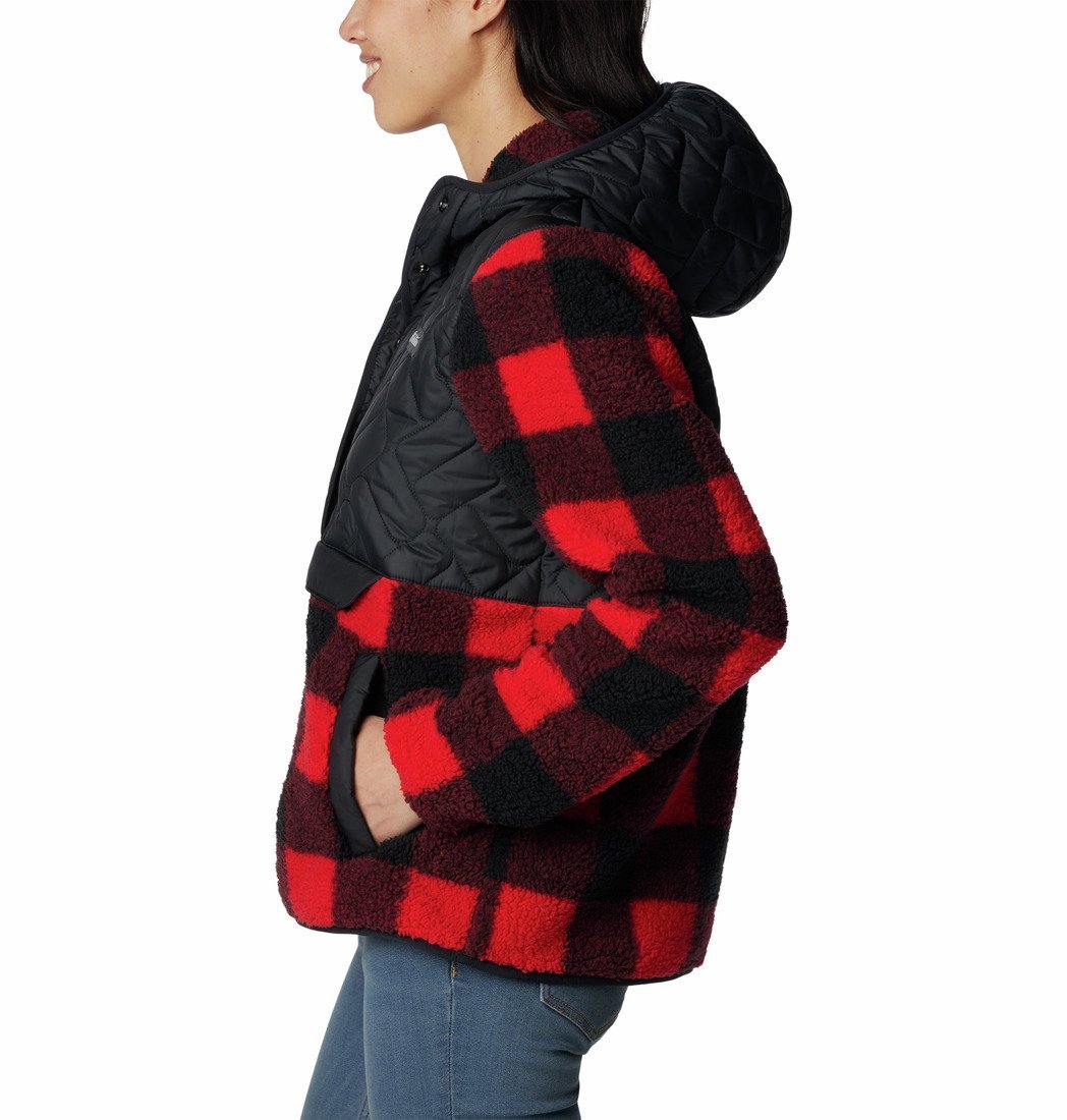 Mikina Columbia Sweet View™ Fleecový pulóver s kapucňou W - čierna/červená