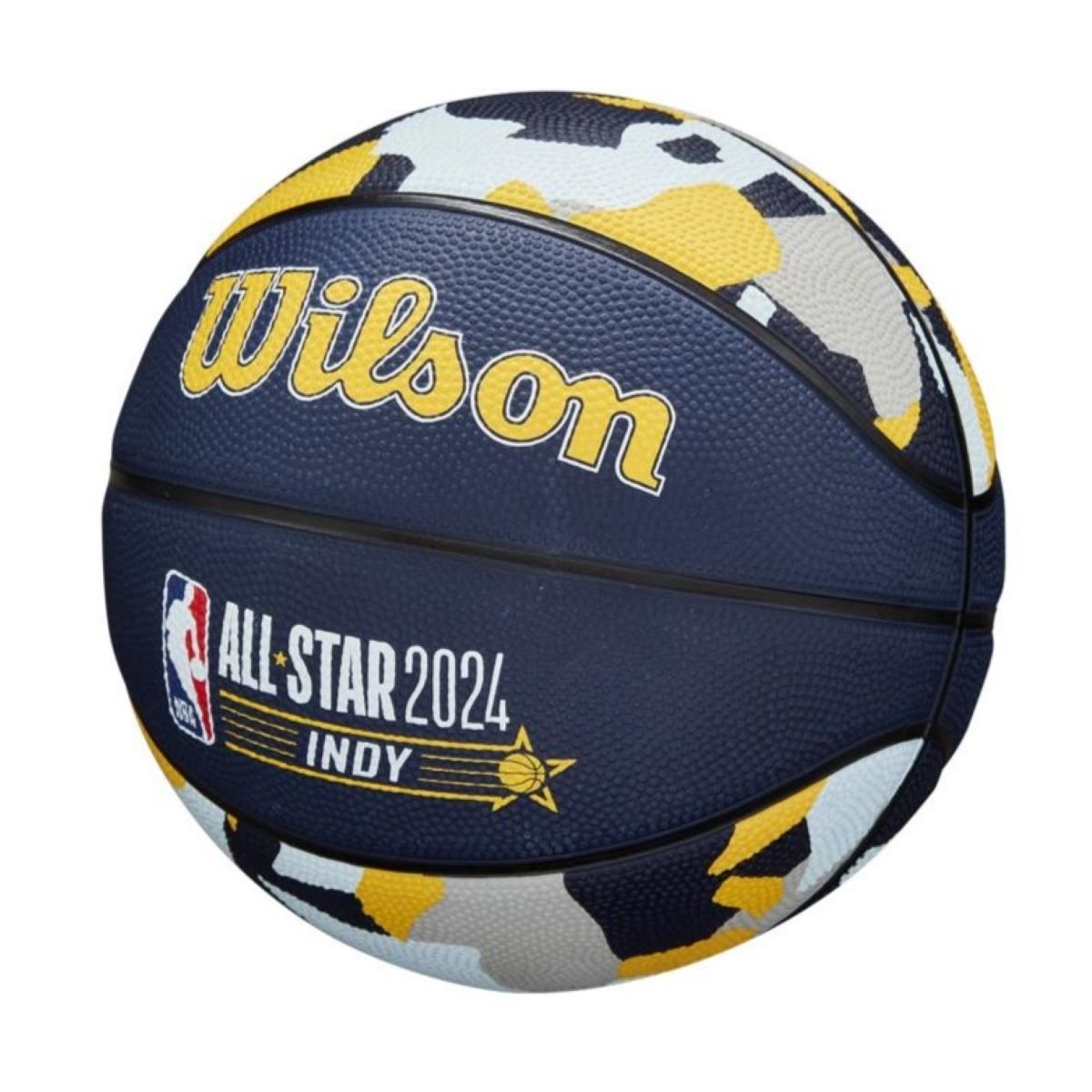 Lopta Wilson NBA All Star Replica Bskt - modrá/žltá