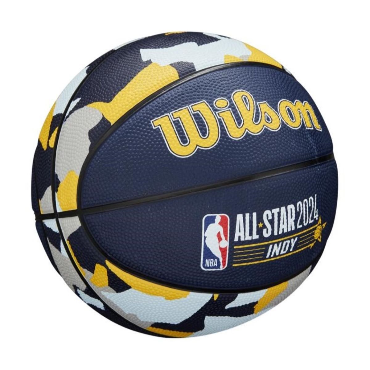 Lopta Wilson NBA All Star Replica Bskt - modrá/žltá