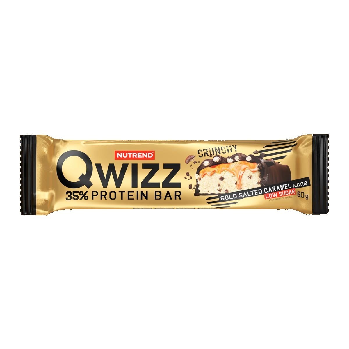 Tyčinka Nutrend Qwizz Protein Bar 60g - slaný karamel