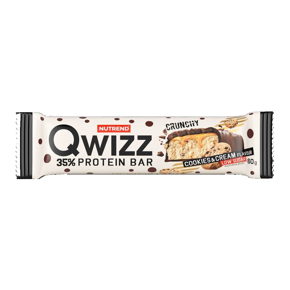 Tyčinka Nutrend Qwizz Protein Bar 60g - cookies&cream