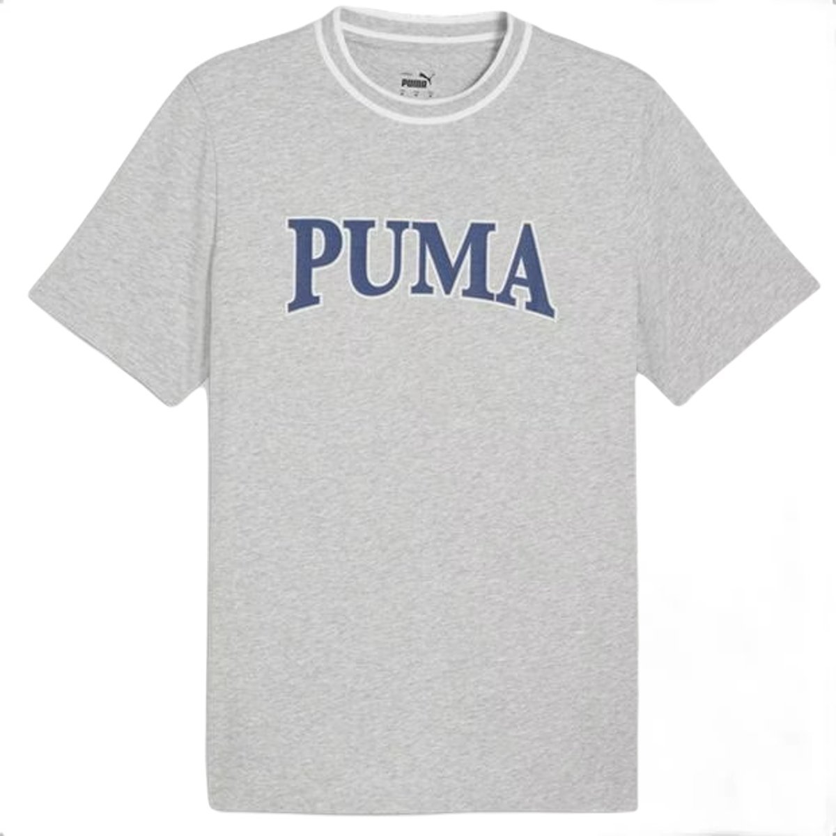 Puma Squad Big Graphic Tee M - sivá