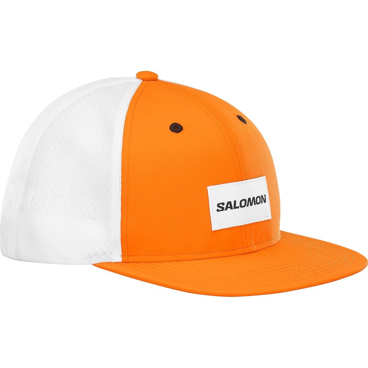 Salomon Trucker Flat Cap - oranžová/biela