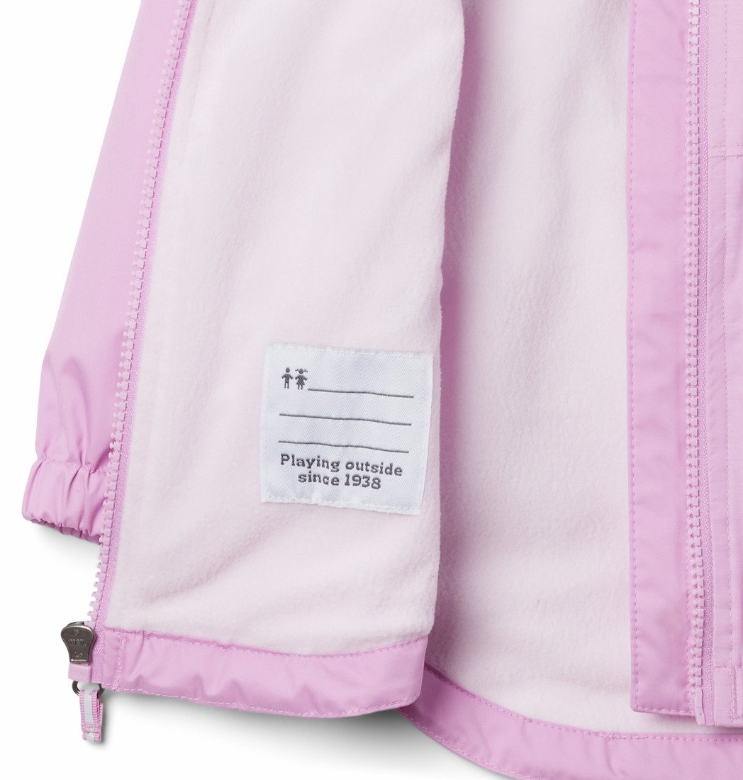 Fleecová bunda s podšívkou Columbia Rainy Trails™ Jr - ružová