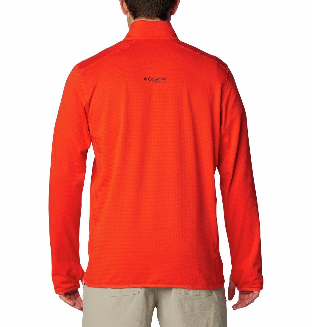 Mikina Columbia Triple Canyon™ Grid Fleece Full Zip M - červená