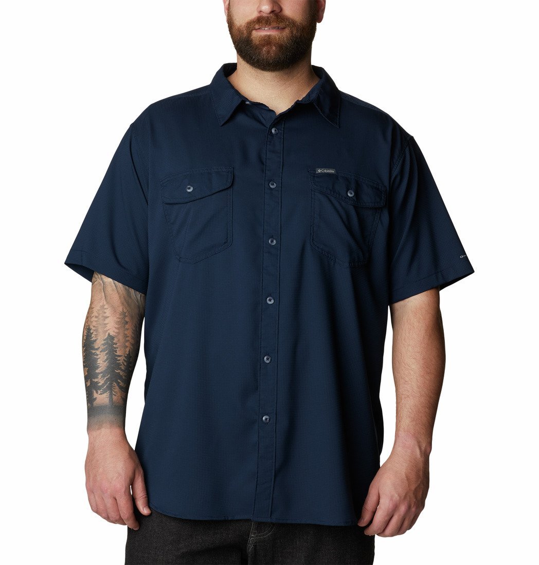 Jednofarebné tričko s krátkym rukávom Columbia Utilizer™ II M - modrá