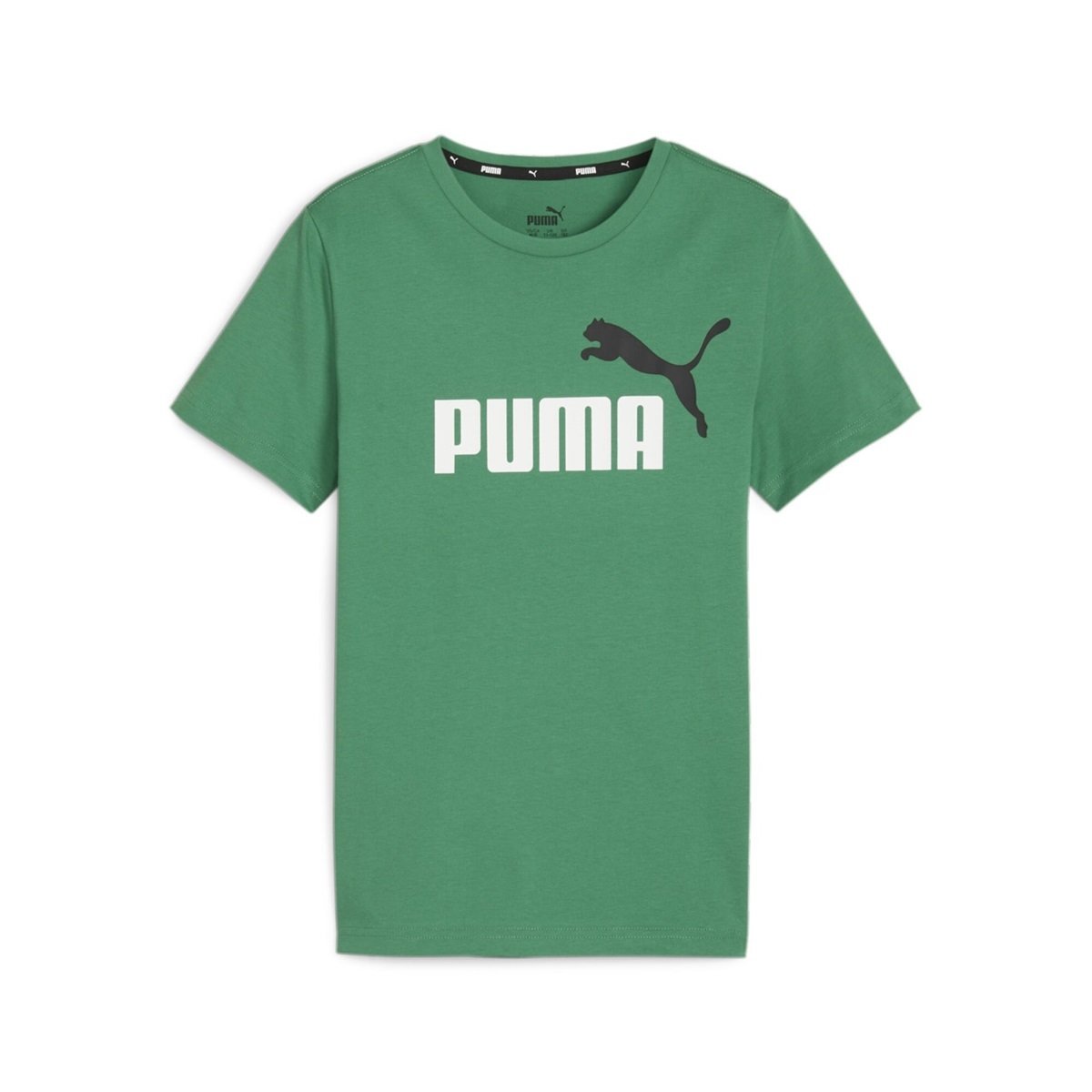 Puma ESS+ 2 Col Logo Tee J - zelená