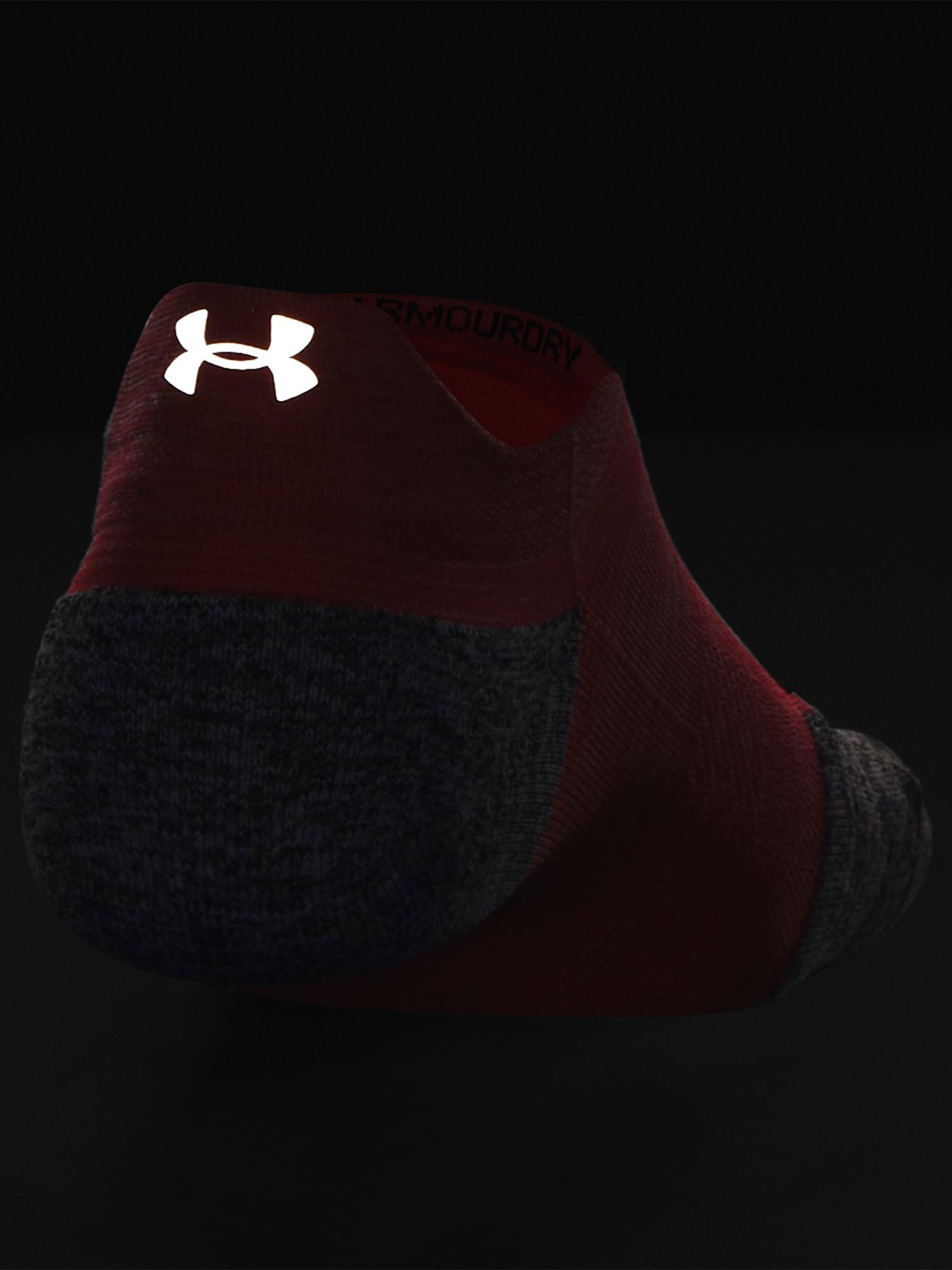 Ponožky Under Armour UA AD Run Cushion 1pk NS Tab - oranžová