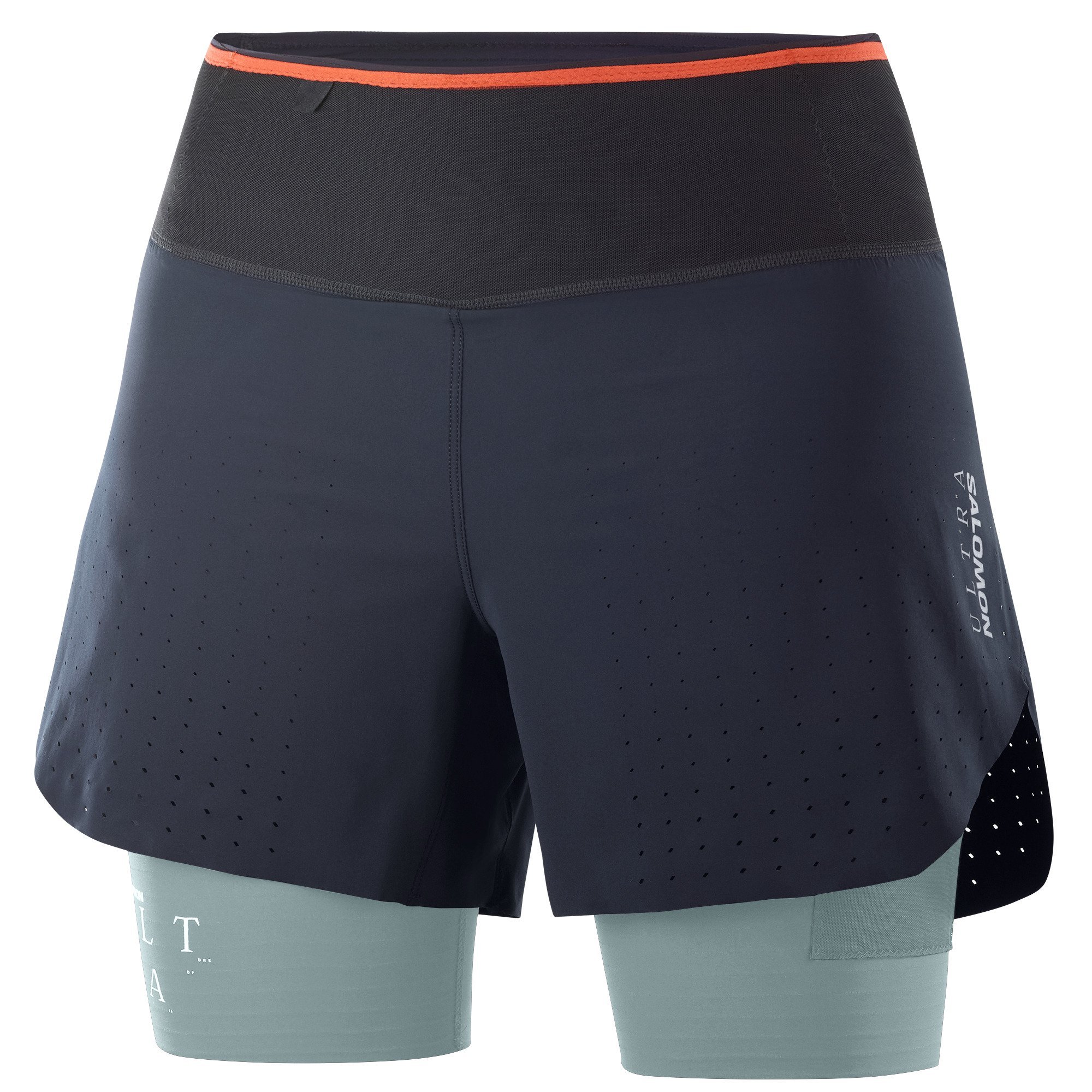 Šortky Salomon S/LAB Ultra 2IN1 Shorts W - modrá