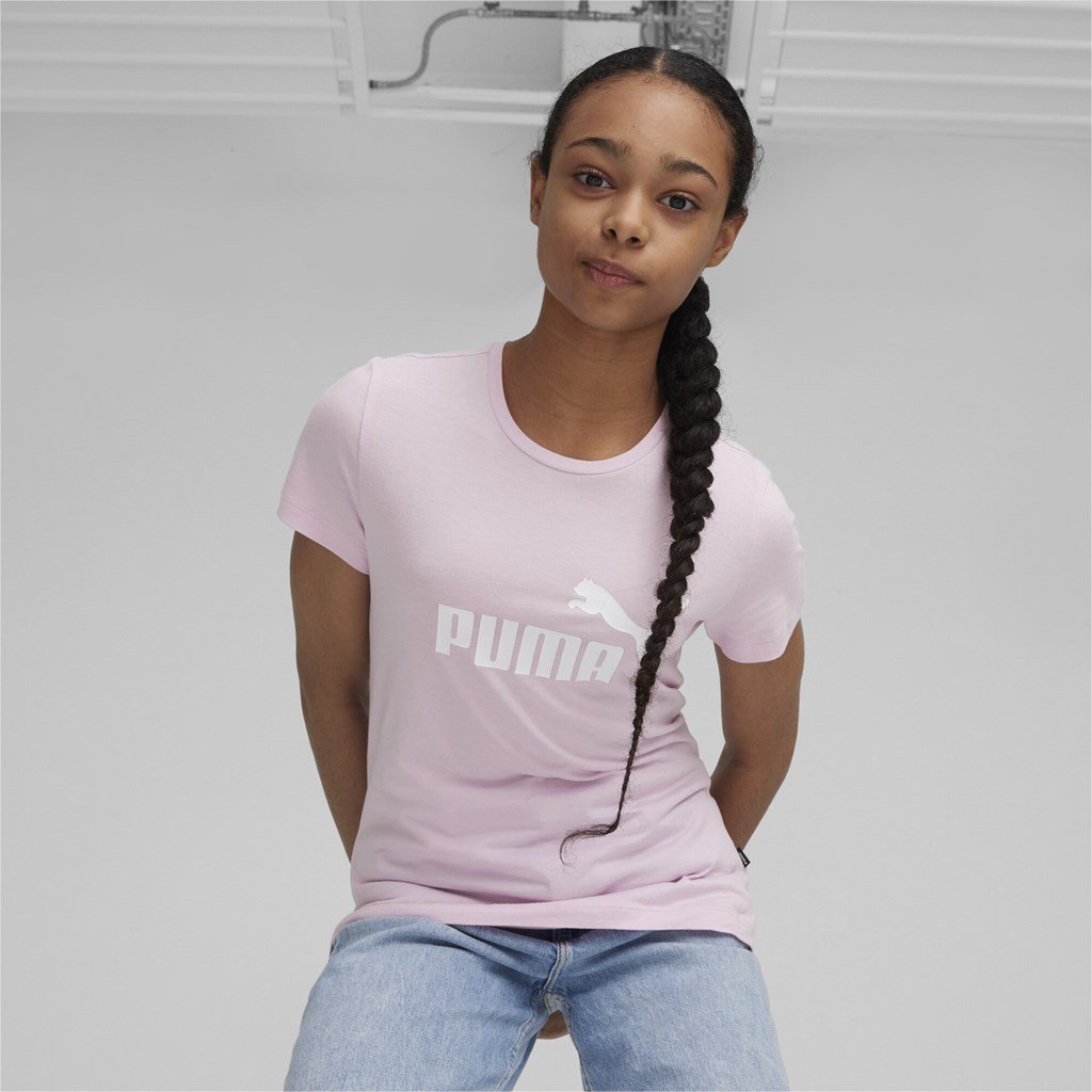 Tričko Puma ESS Logo Tee J - ružová