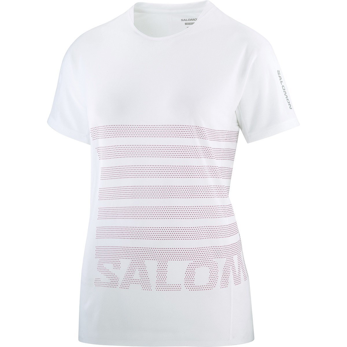 Tričko Salomon Sense Aero SS Tee GFX W - biela